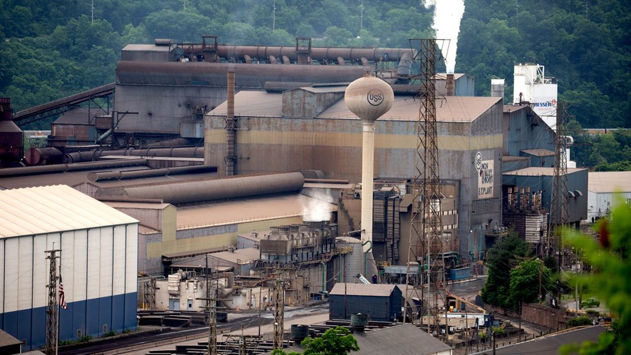 L'aciérie Edgar Thompson d'US Steel est l'une des dernières en activité dans la région de Pittsburgh.